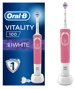 Электрическая зубная щетка ORAL-B Vitality 3D White D100 Pink (4210201234173)