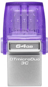 Флеш-пам'ять USB-Flash Kingston 2 in 1 64Gb (Silver) DTDUO3CG3/64GB