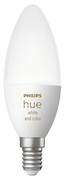 Умная лампа Philips Hue E14, 5.3W(40Вт), 2000K-6500K, Color, Bluetooth, диммируемая 929002294209
