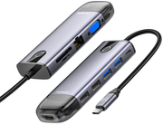 Купить HUB USB McDodo HU-7420 10 в 1 (Gray)