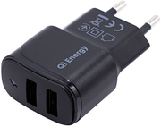 Купить Ун. СЗУ Q.Energy 2UTR2038 2x USB-A 2.4A (Black)