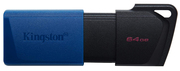 USB-Flash Kingston 64Gb (Exodia M) черная/синяя