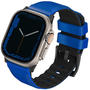 Купить Ремешок Apple Watch 49/45/44/42mm Uniq Linus Airosoft Cilicone (Racing Blue)