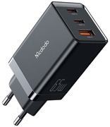 Купить Ун. ЗП McDodo (CH-1540) 65W GaN 5 Mini 2хType-C + USB-A FC черный