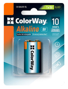 Купить Батарейки СolorWay Alkaline 9V/6LR61 1шт
