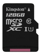 Карта памяти MicroSD 128Gb Kingston Select (Black) SDCS/128GB
