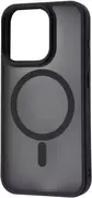 Чохол для iPhone 15 WAVE Matte Insane Case with MagSafe (black)