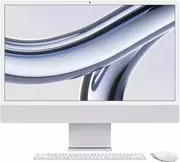 Купить Apple iMac M3 24" 4.5K 8GPU/8RAM/256GB Silver (MQR93) 2023