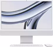 Купить Apple iMac M3 24" 4.5K 10GPU/8RAM/256GB Silver (MQRJ3) 2023
