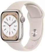 Купить Apple Watch Series 8 41mm Starlight Aluminum Case MNP63UL/A