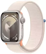 Купить Apple Watch Series 9 41mm Starlight Aluminum Case with Starlight Sport Loop (MR8V3QP/A)