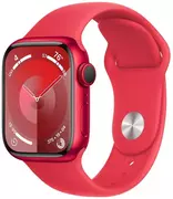 Купить Apple Watch Series 9 41mm (PRODUCT)RED Aluminum Case with (PRODUCT)RED Sport Band - S/M  (MRXG3QP/A)