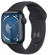 Apple Watch Series 9 45mm Midnight Aluminum Case with Midnight Sport Band - M/L