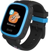 Купить Детские смарт-часы с GPS-трекером Elari KidPhone NyPogodi (Black) KP-NP-BP