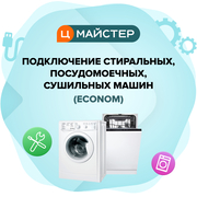Купить Подключение стиральных, посудомоечных, сушильных машин (Econom)