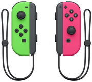 Набор 2 Контроллера Nintendo Official Switch Joy-Con (Neon Green / Neon Pink)