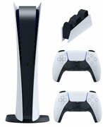 Купить Бандл Игровая консоль PlayStation 5 Digital Edition + Геймпад DualSense + Зарядная станция для геймпада