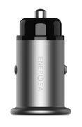 Универсальное автомобильное ЗУ Energea (Mini Drive 2) QC3.0/SCP mini 4.8 A (Dark Grey)