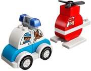 Купить Конструктор LEGO DUPLO Пожарный вертолет и полицейский автомобиль 10957
