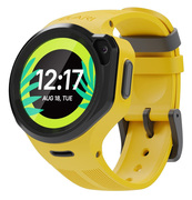 Купить Детские смарт-часы с GPS-трекером Elari KidPhone 4G Round (Yellow) KP-4GRD-Y