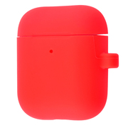 Чехол Silicone Case Slim with Carbine for AirPods 2 (red)