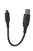 Купить Kабель Energea DuraGlitz 18cm USB to micro-USB (Black)