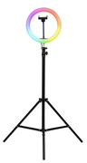 XC-10 (26СМ/190СМ) RGB Штатив для телефона со светодиодным кольцом Ring Light Kit