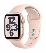 Apple Watch SE 40mm Gold Aluminum Case with Starlight Sport Band MKQ03UL/A