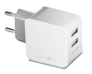 Универсальное сетевое ЗУ Energea USB 2x 3.4A (EU) white