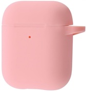Чехол Silicone Case New для AirPods 1/2 (Pink)