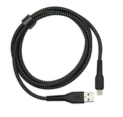 Купить Kабель Energea Fibratough USB - Lightning 1,5M MFI (Black) 6957879461200