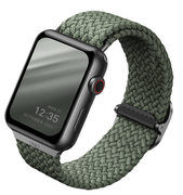 Купить Ремешок UNIQ ASPEN BRAIDED (Cypress Green) для Apple Watch 42/44