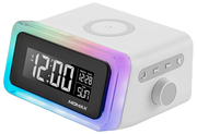 Купить Настольные часы с беспроводной ЗУ Momax Q.Clock 2 Digital Clock with Wireless Charger (White) QC2EUW