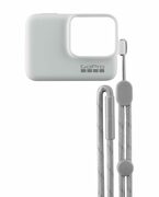 Купить Силиконовый чехол с ремешком GoPro Sleeve&Lanyard (White Hot) ACSST-002