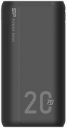 Портативная батарея SiliconPower QS15 20 000mAh PD+QC3.0 18W (Black) SP20KMAPBKQS150K