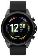 Купить Смарт-часы Fossil Gen 6 44 mm Black Silicone (FTW4061)