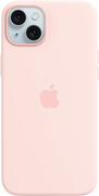 Чехол для iPhone 15 Silicone Case with MagSafe Light Pink (MT0U3ZM/A)