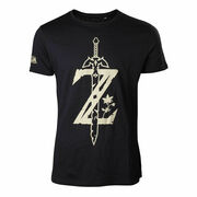 Купить Футболка Zelda Men's Z with Sword L (Black) TS5900337ZEL-L