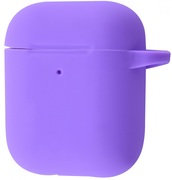 Чехол Silicone Case New для AirPods 1/2 (Light Purple)