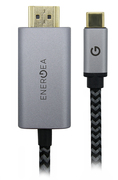 Kабель Energea Fibratough USB-C to HDMI 2M MFI (Black)