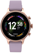 Купить Смарт-часы Fossil Gen 6 42 mm Purple Silicone (FTW6080)