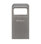 Флеш-память Kingston USB DT Micro 3.1 64G (Silver) DTMC3/64GB