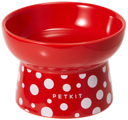 Купить Керамическая миска PETKIT Polka Dot Bowl (Red)