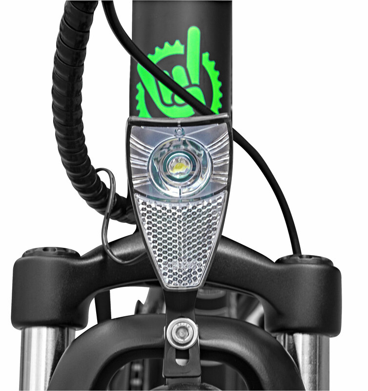 Електровелосипед Like.Bike Flash (gray / green) фото