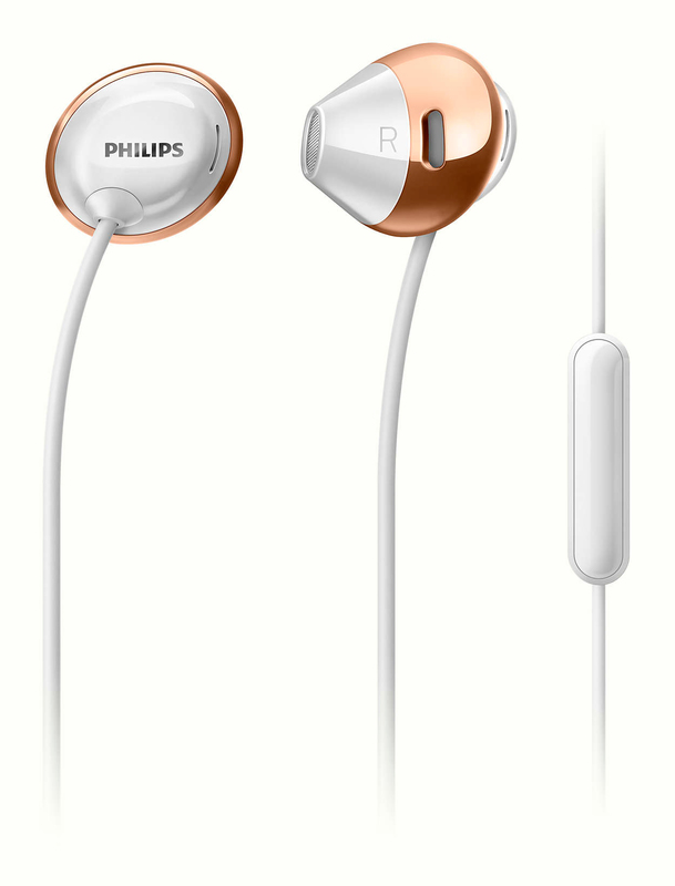 Навушники Philips SHE4205WT/00 (білі) фото