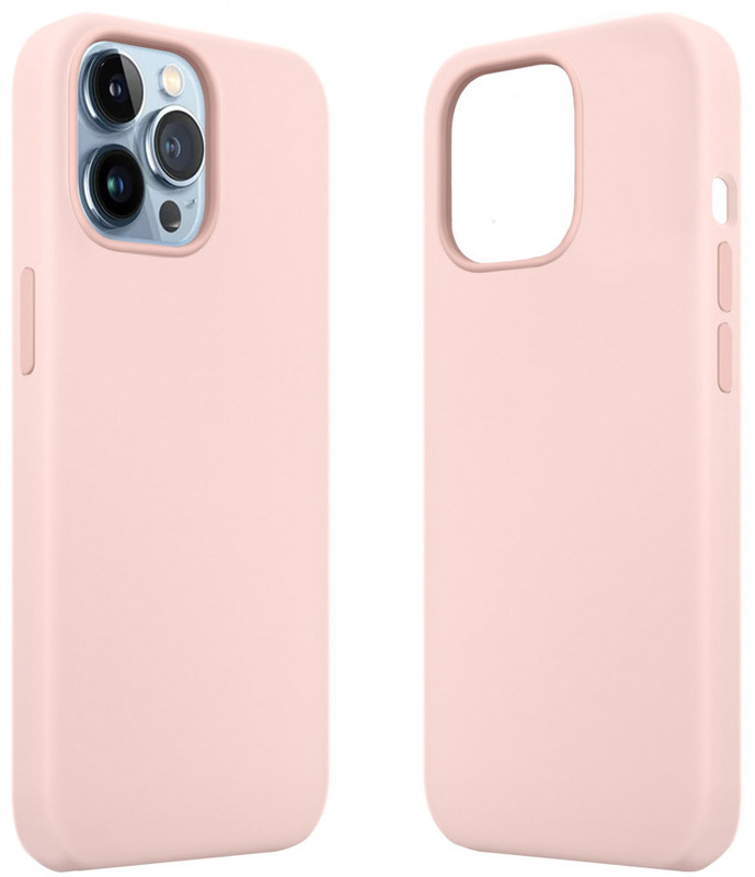 Чохол MakeFuture Premium Silicone для Apple iPhone 13 Pro Max Chalk Pink (MCLP-AI13PMCP) фото