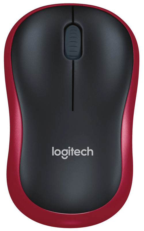 Миша Logitech Wireless M185 (Red) 910-002240 фото