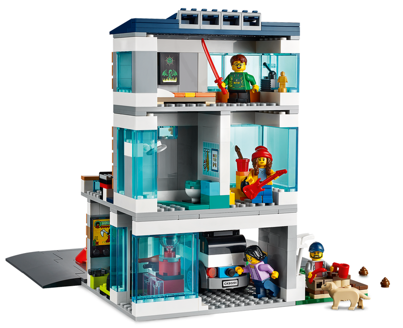 Конструктор LEGO City Современный дом для семьи 60291 фото