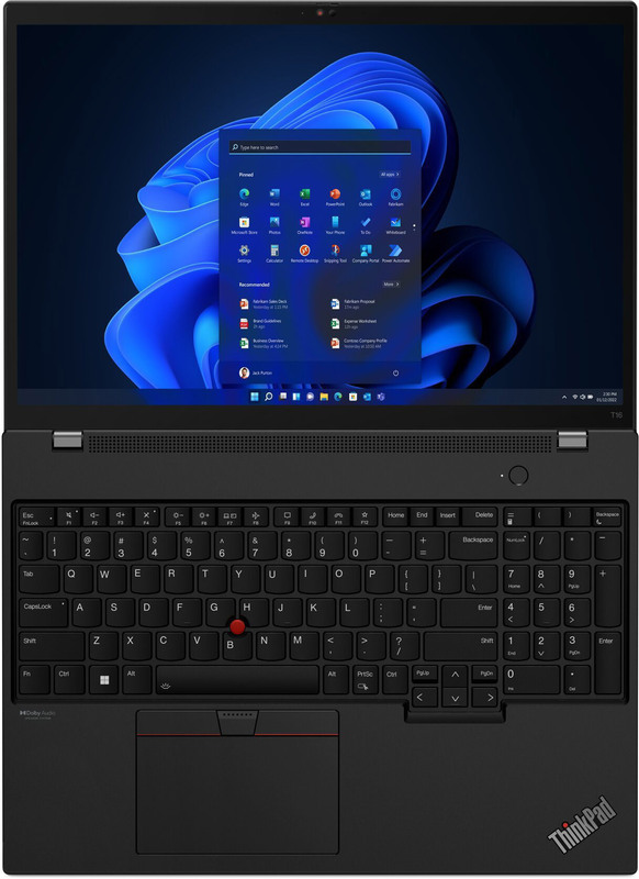 Ноутбук Lenovo ThinkPad T16 AMD G1 T Villi Black (21CH005LRA) - фото - №4