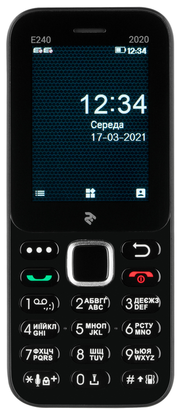 2E E240 Dual Sim 2020 Black (680576170026) - фото - №0